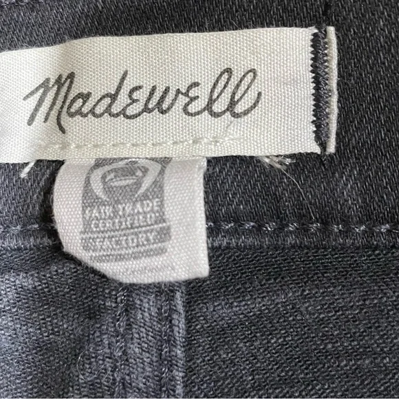 The Perfect Vintage Wide-Leg Jean, Size 31 Black Rinse Wash - Picture 4 of 5